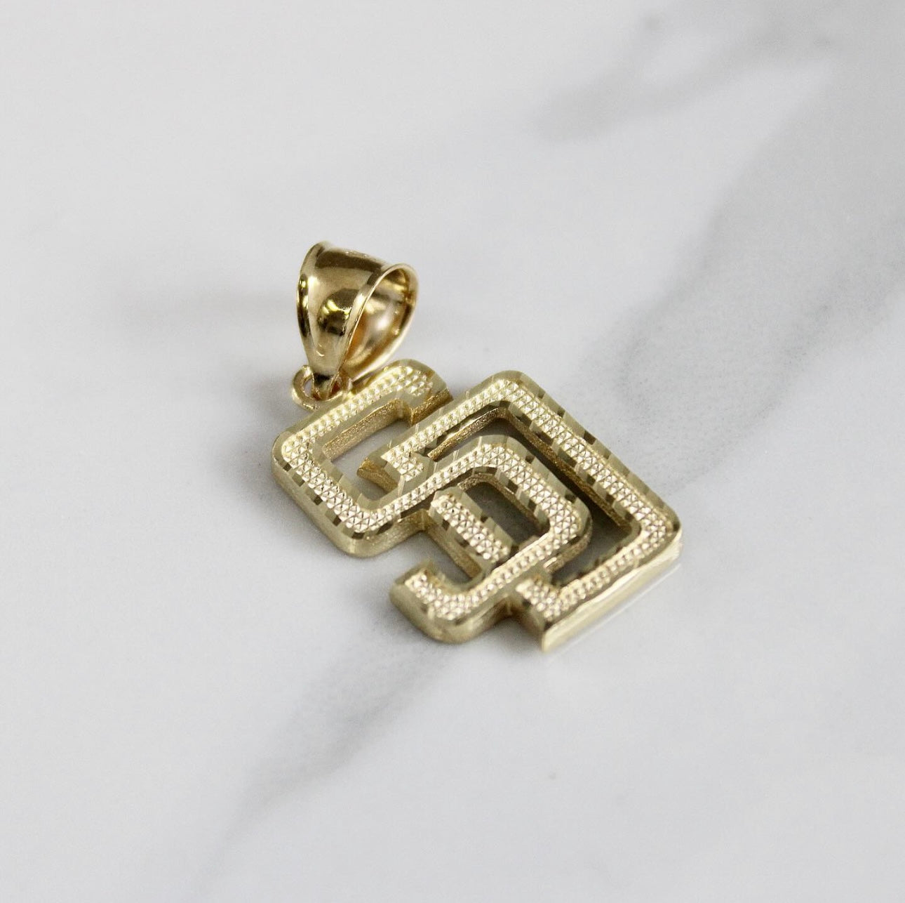 10kt Yellow Gold SD pendant