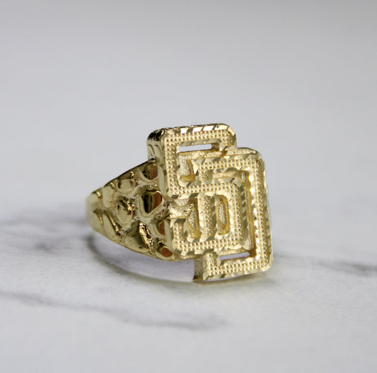 14kt Solid Gold SD Nugget Ring