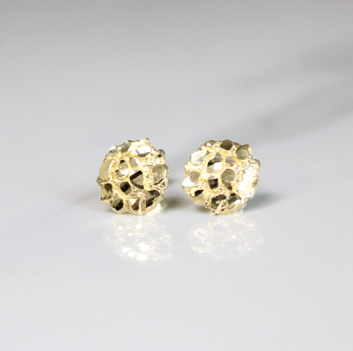 10kt Mini Nugget Earrings