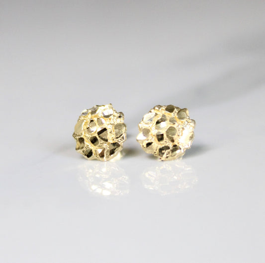 10kt Mini Nugget Earrings