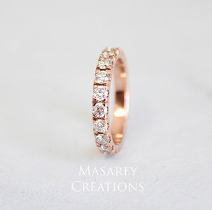 14k Gold Diamond Eternity Ring