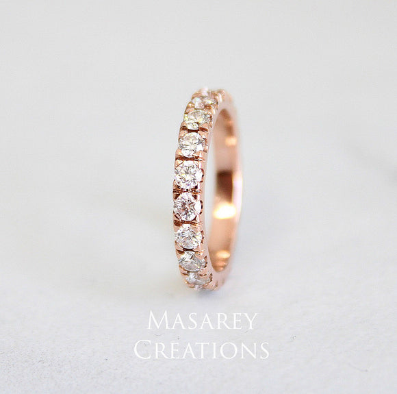 14k Gold Diamond Eternity Ring